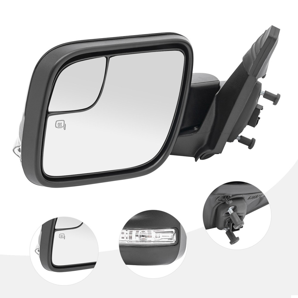 2016-2019 FORD Explorer Power Heated Left Side Mirror with Puddle Light