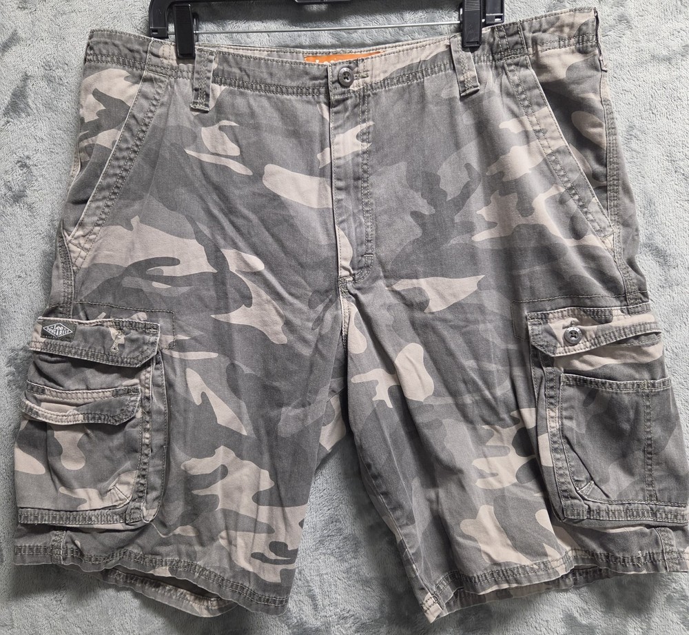 40w Lee Dungarees Camouflage Cargo Shorts Cotton 12