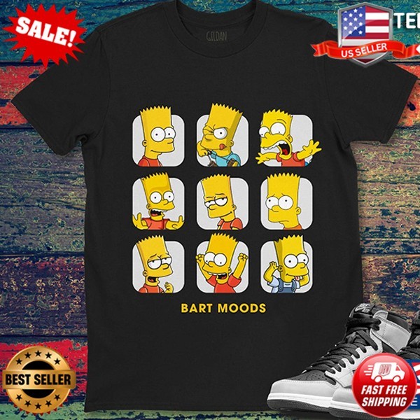 Bart Moods Bart Simpsons Moods Unisex T-Shirt S-5XL