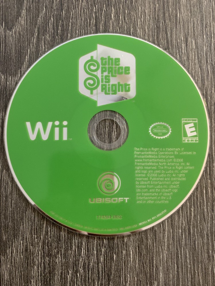 The Price is Right (Nintendo Wii, 2008) Disc Only