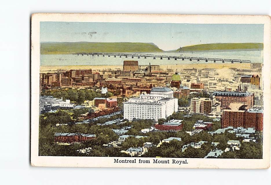 Postcard From Mount Royal Montreal Quebec Canada