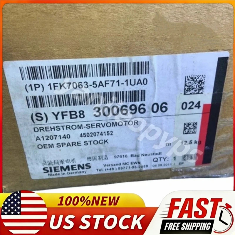 US STOCK Brand New 1FK7063-5AF71-1UA0 Siemens Servo Motor Factory Sealed Fast Sh