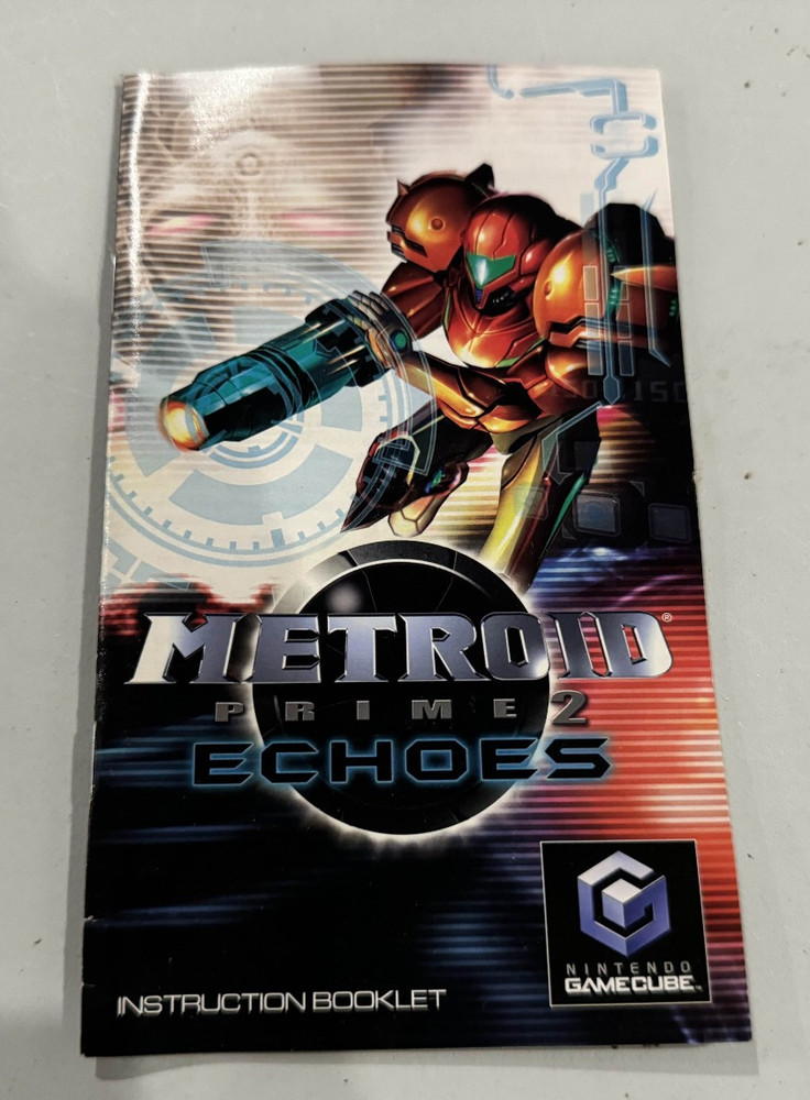 (READ) Metroid Prime 2: Echoes (Nintendo GameCube, 2004) Manual