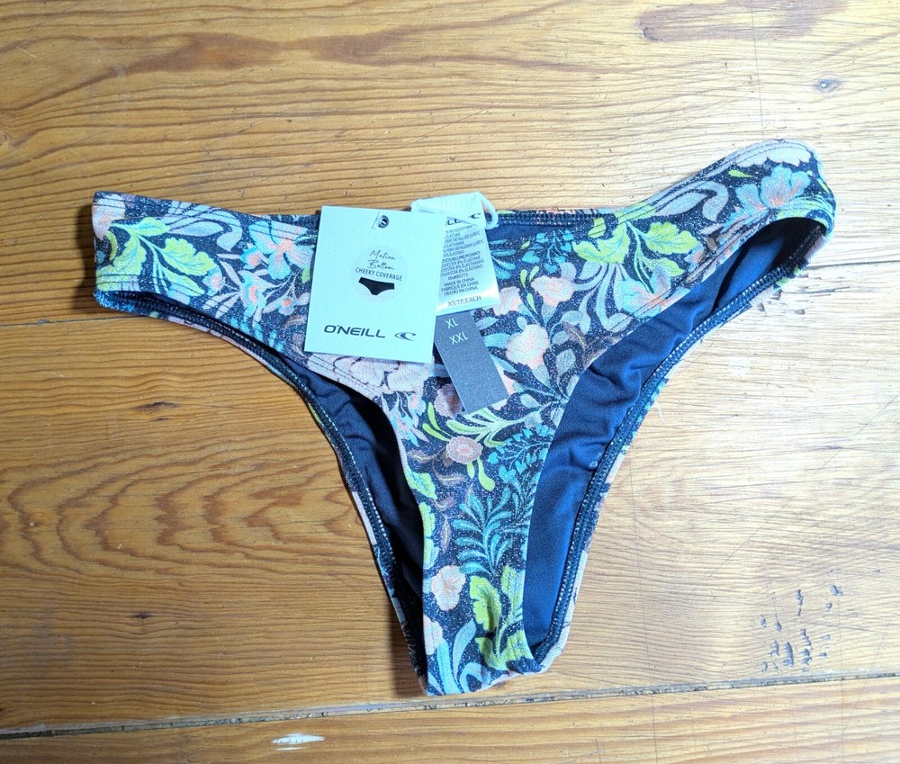 NWT O'Neill Flourish Matira Bikini Bottom Size XS Floral
