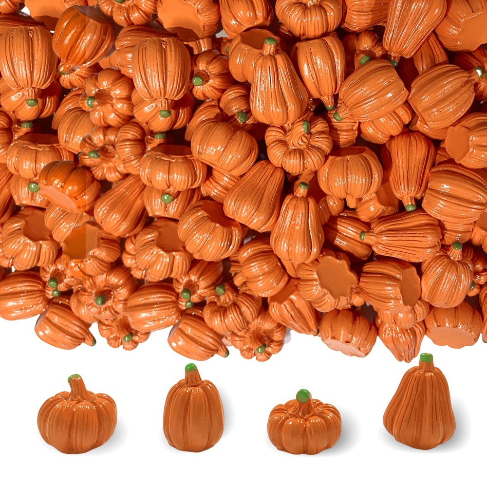 Best Mini Pumpkins for Crafts Resin Small Pumpkin Decor, Decorative Miniature