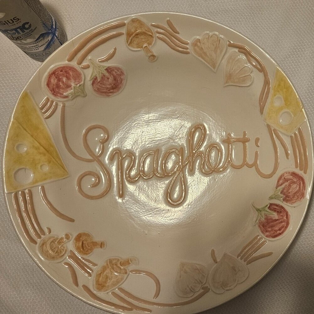 HUGE SPAGHETTI BOWL- Vintage Los Angeles Pottery 16