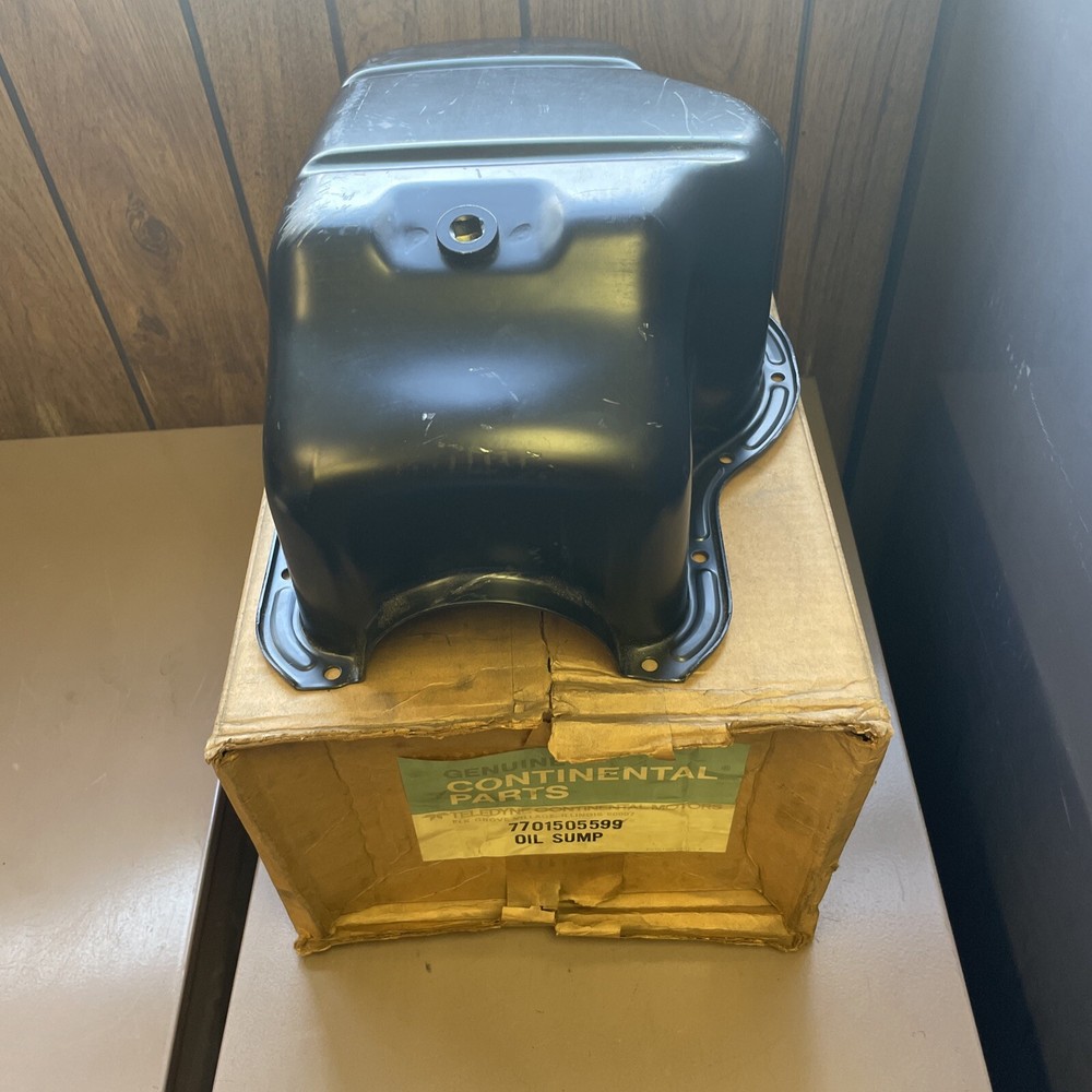 Continental Motors Continental Parts Oil Sump Pan 7701505599 NOS