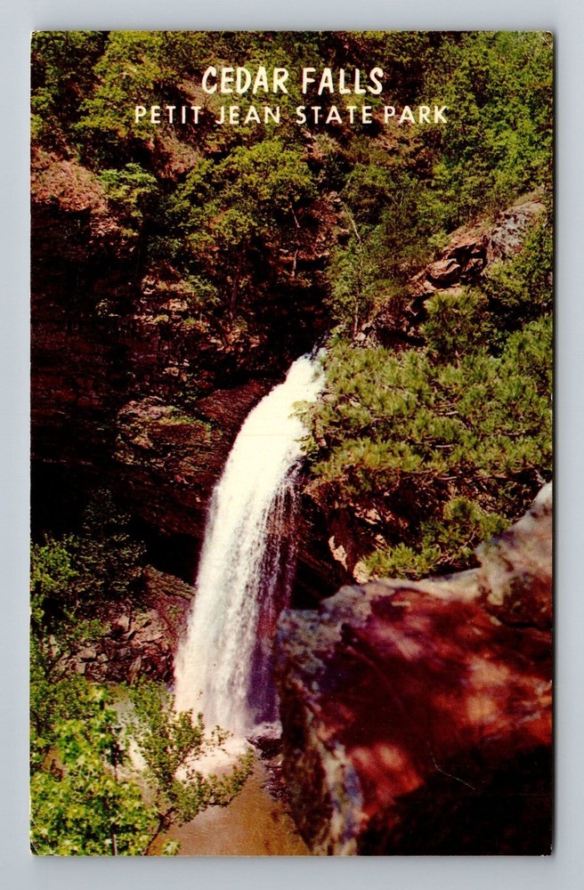 Morrilton AR-Arkansas, Cedar Falls, Petit Jean State Park, Vintage Postcard