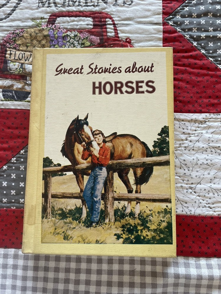 Great Stories About Horses, Eleanor Edwards, Vintage 1963 Children’s Book, HC