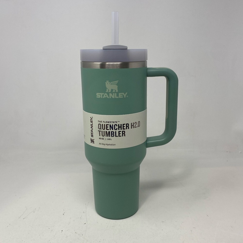 Stanley Quencher H2.0 40oz Tumbler - Eucalyptus w/ Lid & Straw