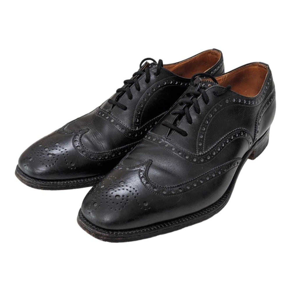 Church's Custom Grade Wingtip Oxford Lace Up Dress Shoes England 8.5 D Black