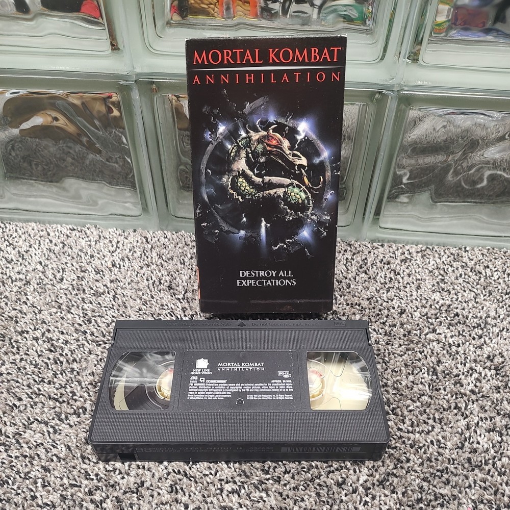 Mortal Kombat Annihilation VHS 1998 Martial Arts Fighting Action Fantasy vintage