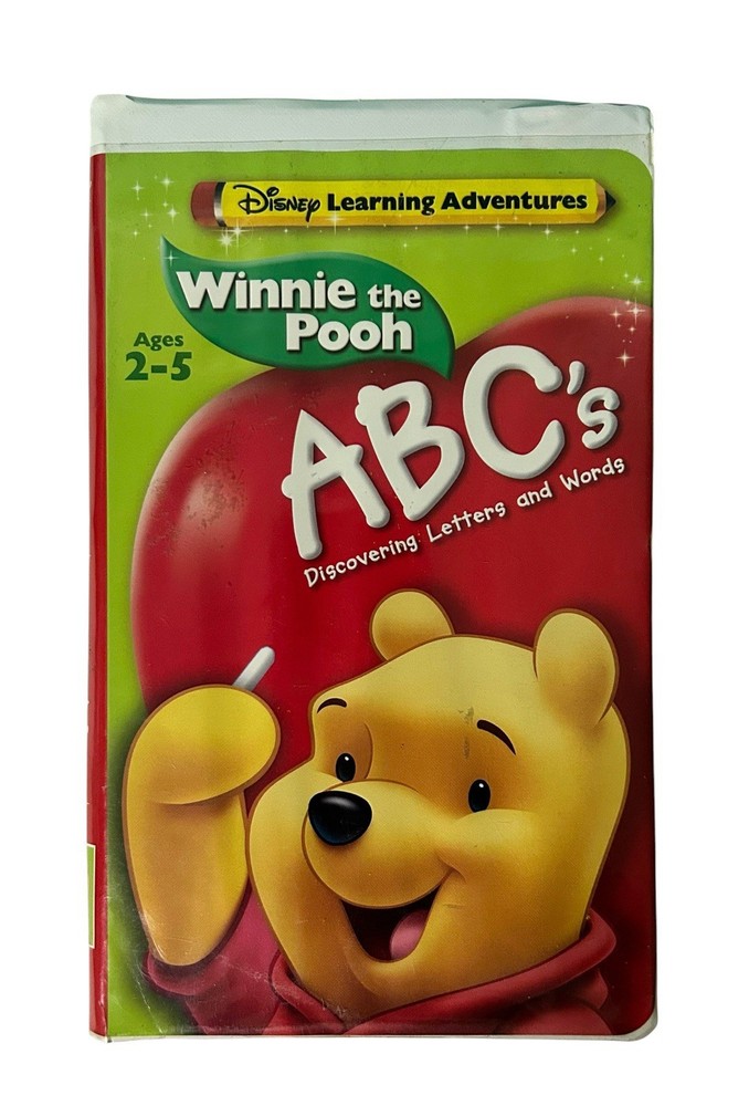 Winnie The Pooh ABC’s VHS Disney Learning Adventures 2004