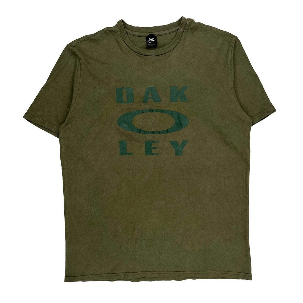 Oakley T-Shirt - XL Green Cotton