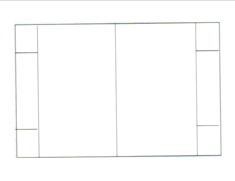 Tri-Fold Table Tent 5x8.5 Folded 250 Sheets White Cover 8.5x14 1-UP