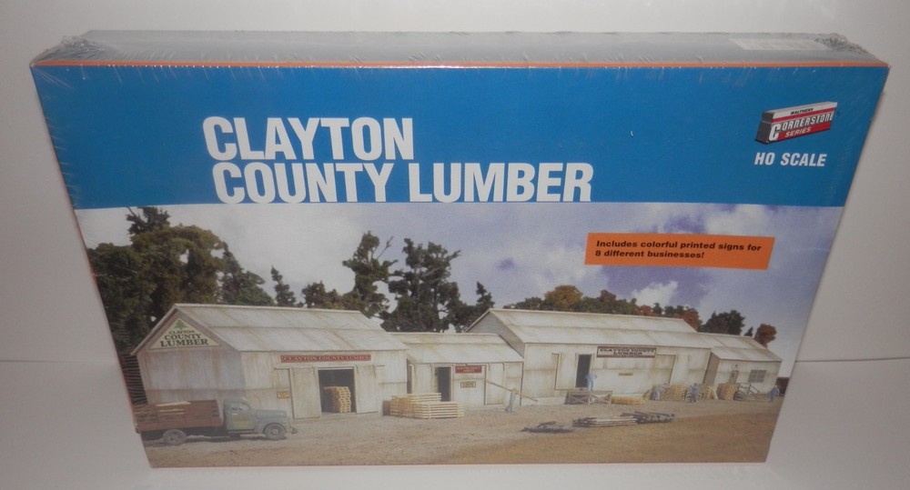 Walthers Cornerstone HO Scale Clayton County Lumber #933-2911 NIB