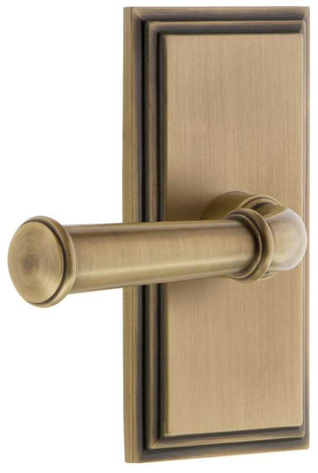 Grandeur CARGEO_PRV_238 Solid Brass Rose Right-Handed Carre in Brass Finish