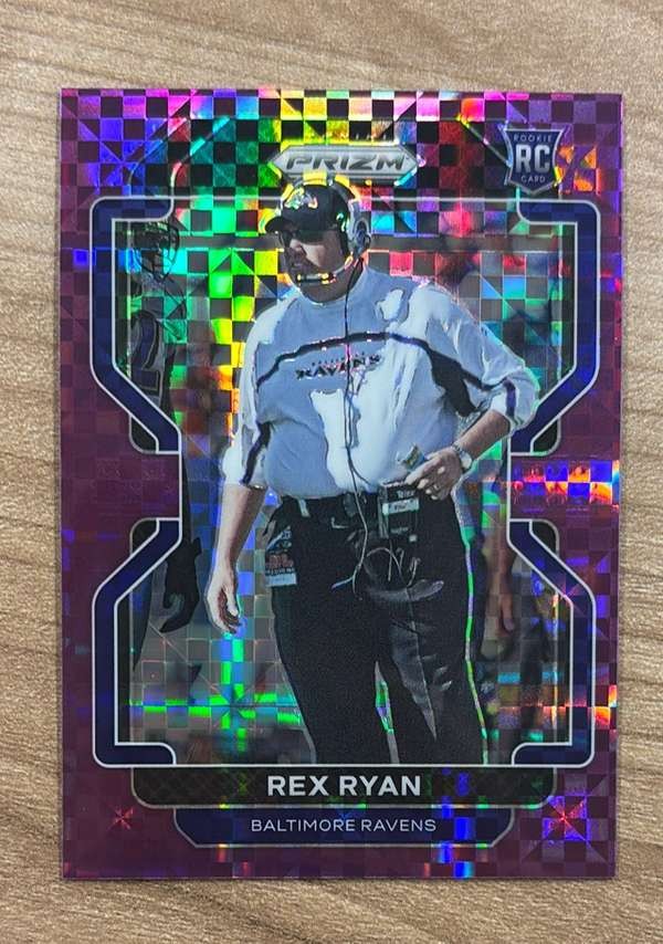 2021 Panini Prizm - Purple Power #289 Rex Ryan
