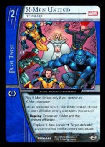 VS System: X-Men United, Team-Up [Played] VS: Marvel X-Men TCG CCG Classic Marve