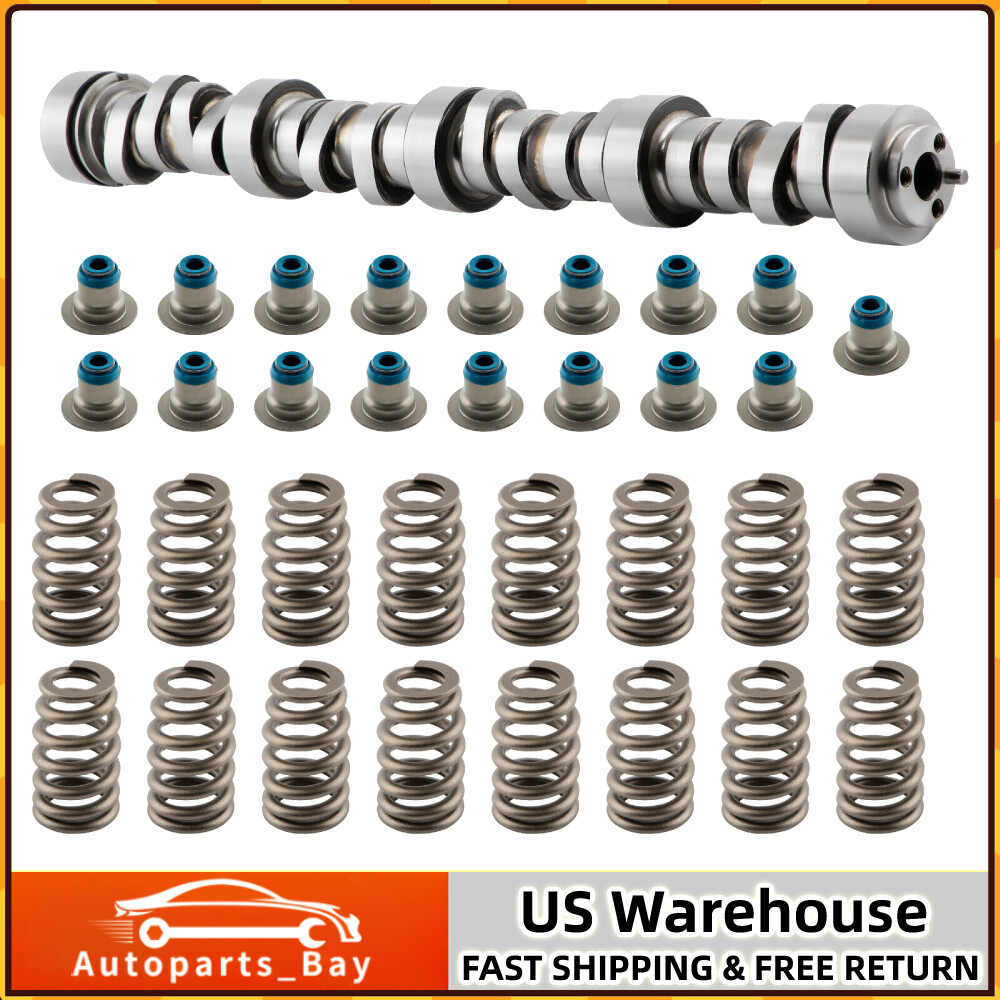 Fits Silverado LS 4.8 5.3 6.0 6.2 Truck Camshaft Kit Cam Springs Valve Hat Seals