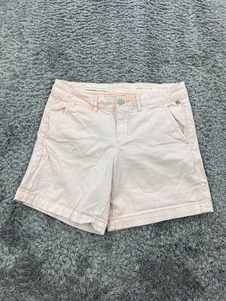 Anthropologie Pilcro Jean Shorts Women 28 Hyphen Pink Mid Rise Casual Preppy Y2K