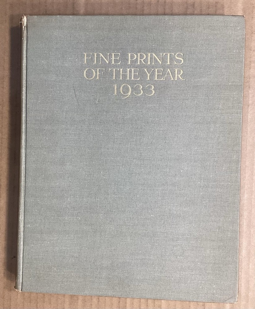 Fine Prints of the Year 1933 ~ Etching Engraving ~Salaman & Hutchinson ~ VG