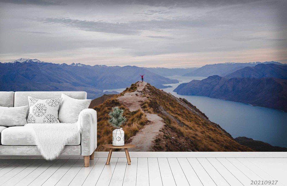 3D Sky Mountains Ocean Scenery Wall Murals Wallpaper Murals Wall Sticker 71