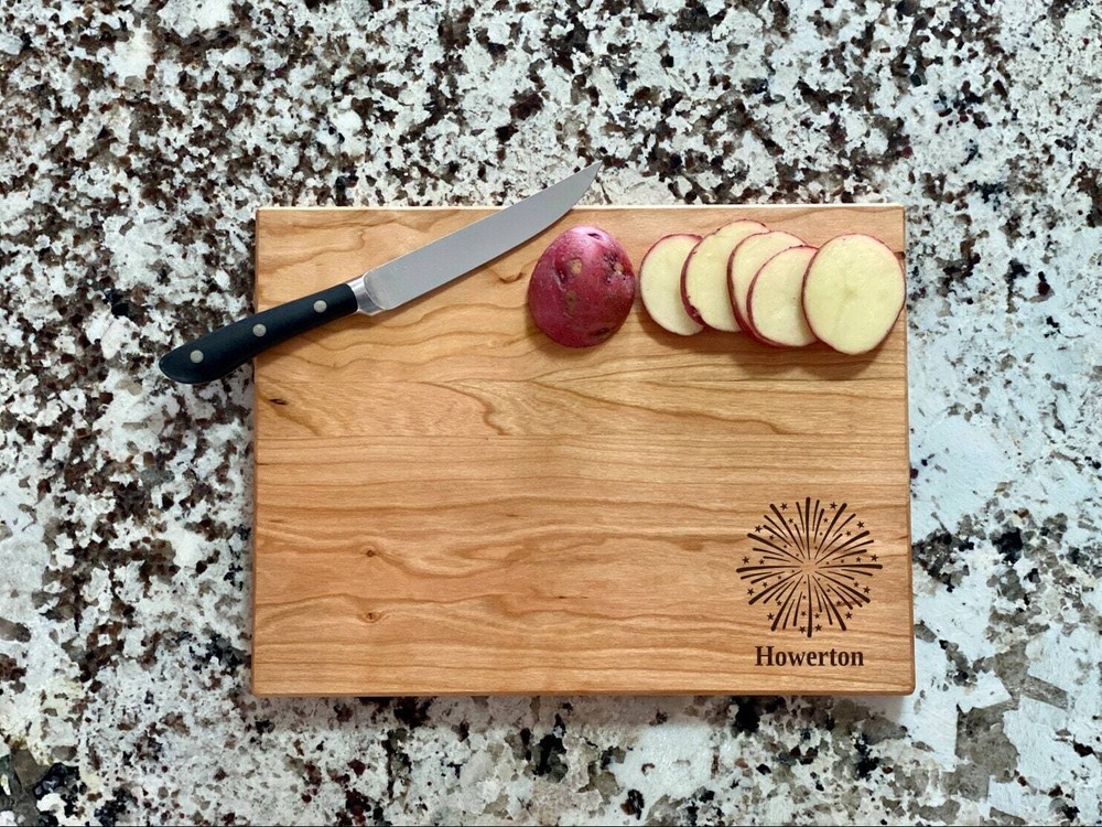 Fireworks Cutting Board | Independence Day Charcuterie Board | Custom Serving