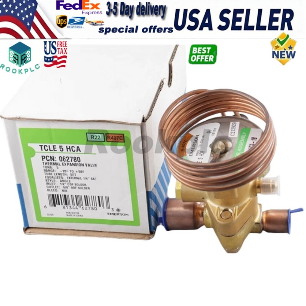 NEW Emerson TCLE 5 HCA TCLE5HCA Thermal Expansion Valve - in box