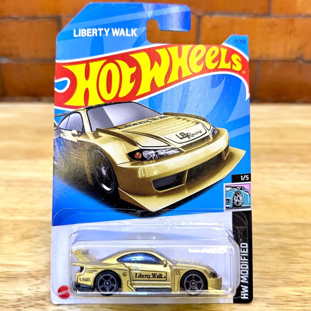 2023 Mainline Hot Wheels Gold LB Super Silhouette Nissan Silvia S15 Liberty Walk