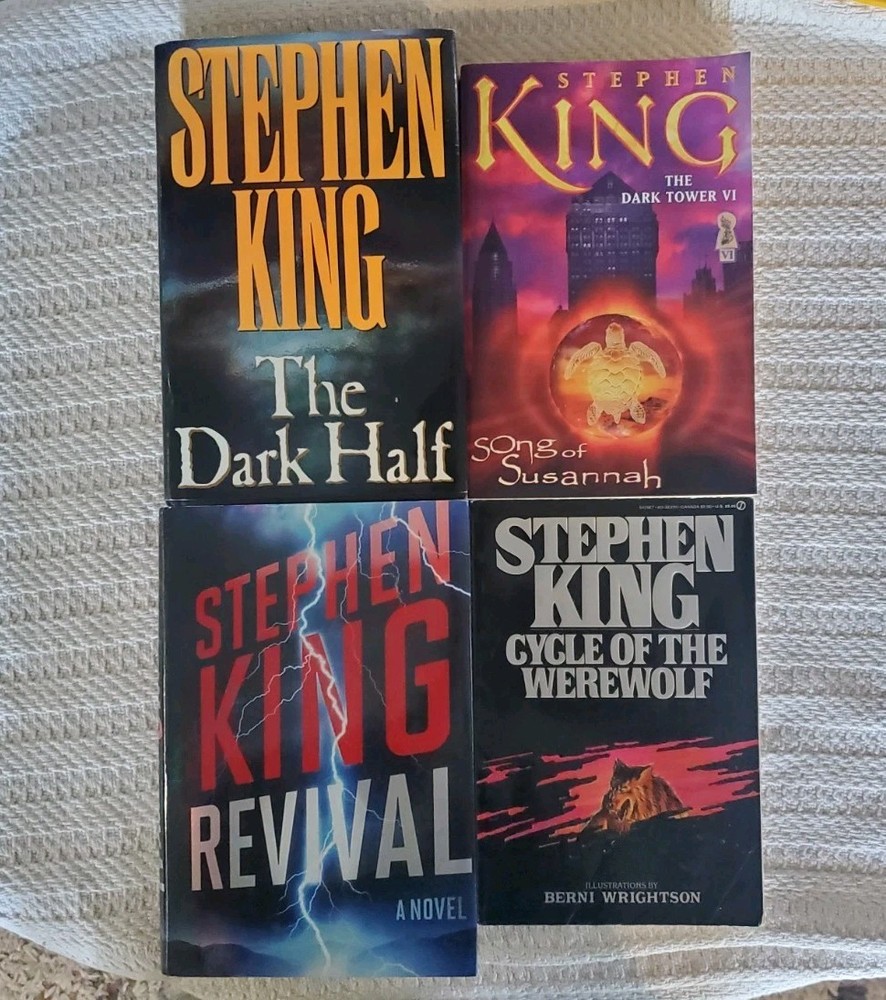 Stephen King Novel Lot Of 4...The Dark Half, Cycle Of The Werewolf
