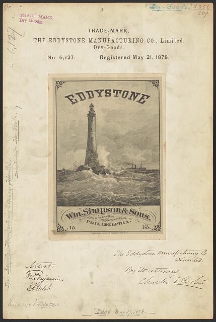 The Eddystone Manufacturing Co., Limited for Eddystone brand Dry-Goods 1