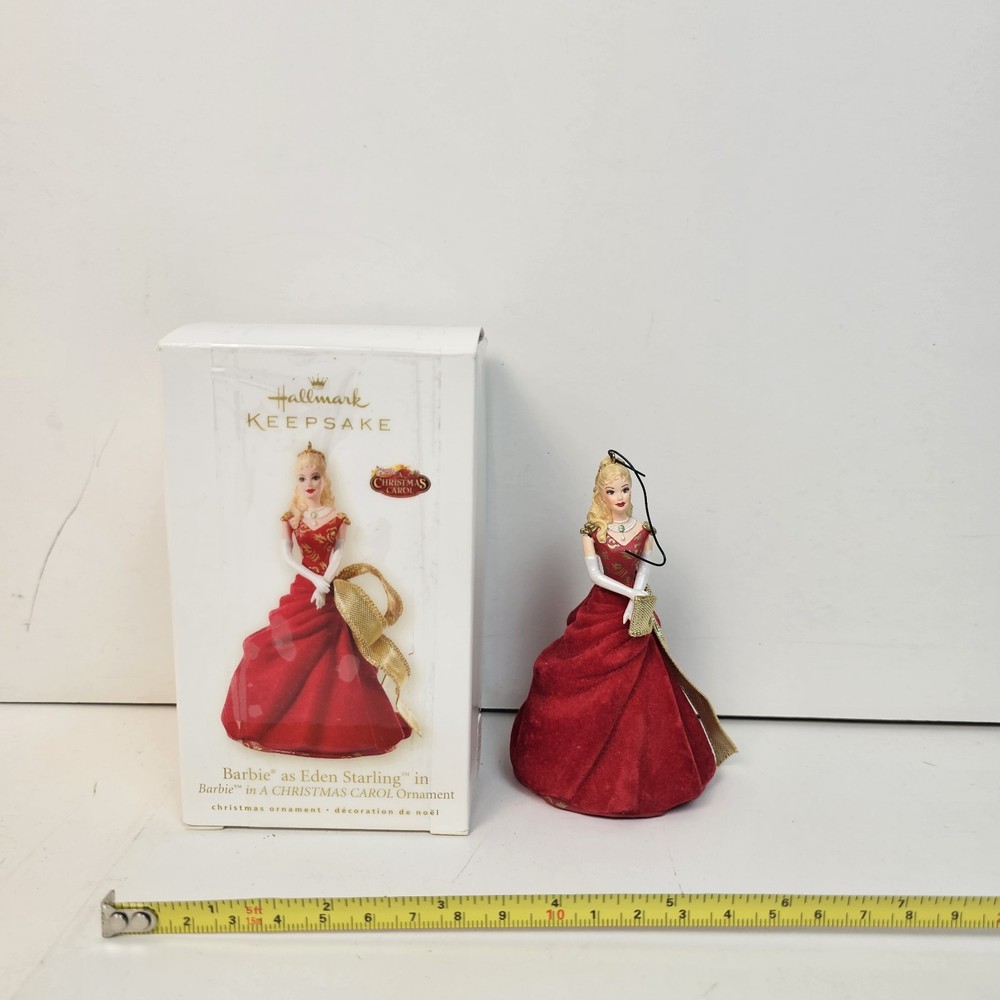 2008 Hallmark Keepsake A Christmas Carol BARBIE as EDEN STARLING Ornament in Box