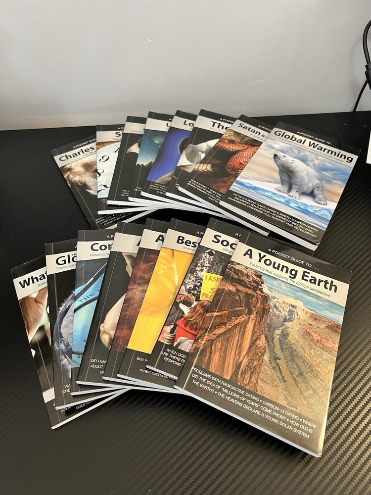 Answers In Genesis Pocket Guide Books Lot of 16 Christian Homeschool
