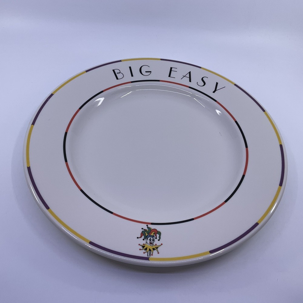 Syracuse China 12” Big Easy Restaurant Ware Platter New Orleans Mardi Gras Design  