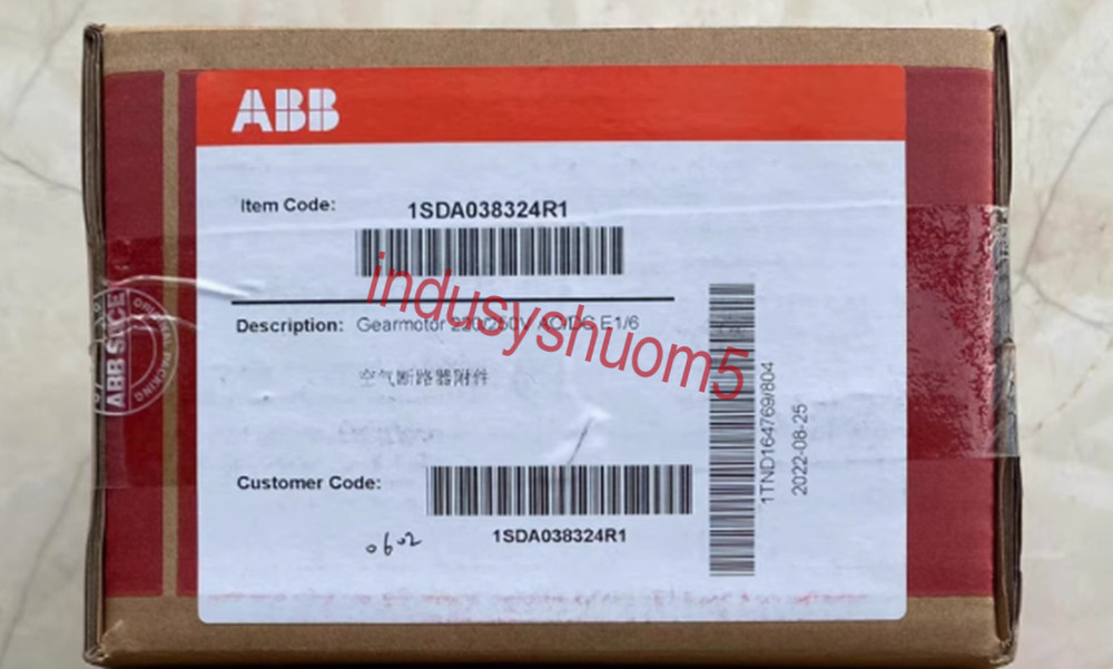 New ABB 1SDA038324R1 220/250V Geared Motor Device