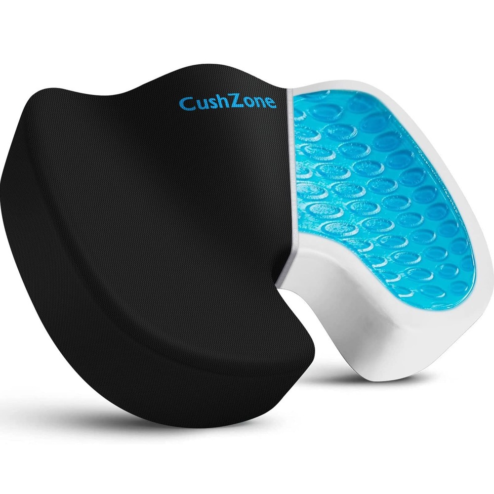 Office Chair Seat Cushion, Cooling Gel Enhanced Memory Foam Chair Cushions fo...