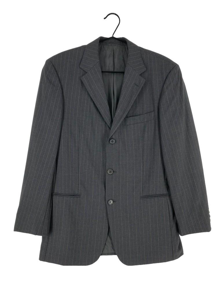 Vintage HUGO BOSS Blazer Jacket Einstein Sigma 100% Wool Men Size 48 - S