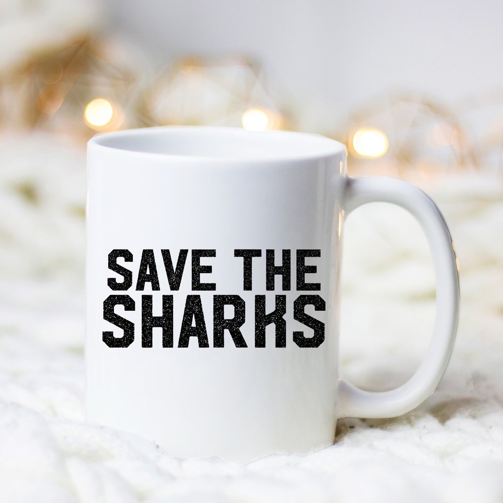 Extinction Animals Save The Sharks Mug Save The Sharks Shark Mug Shark Lover