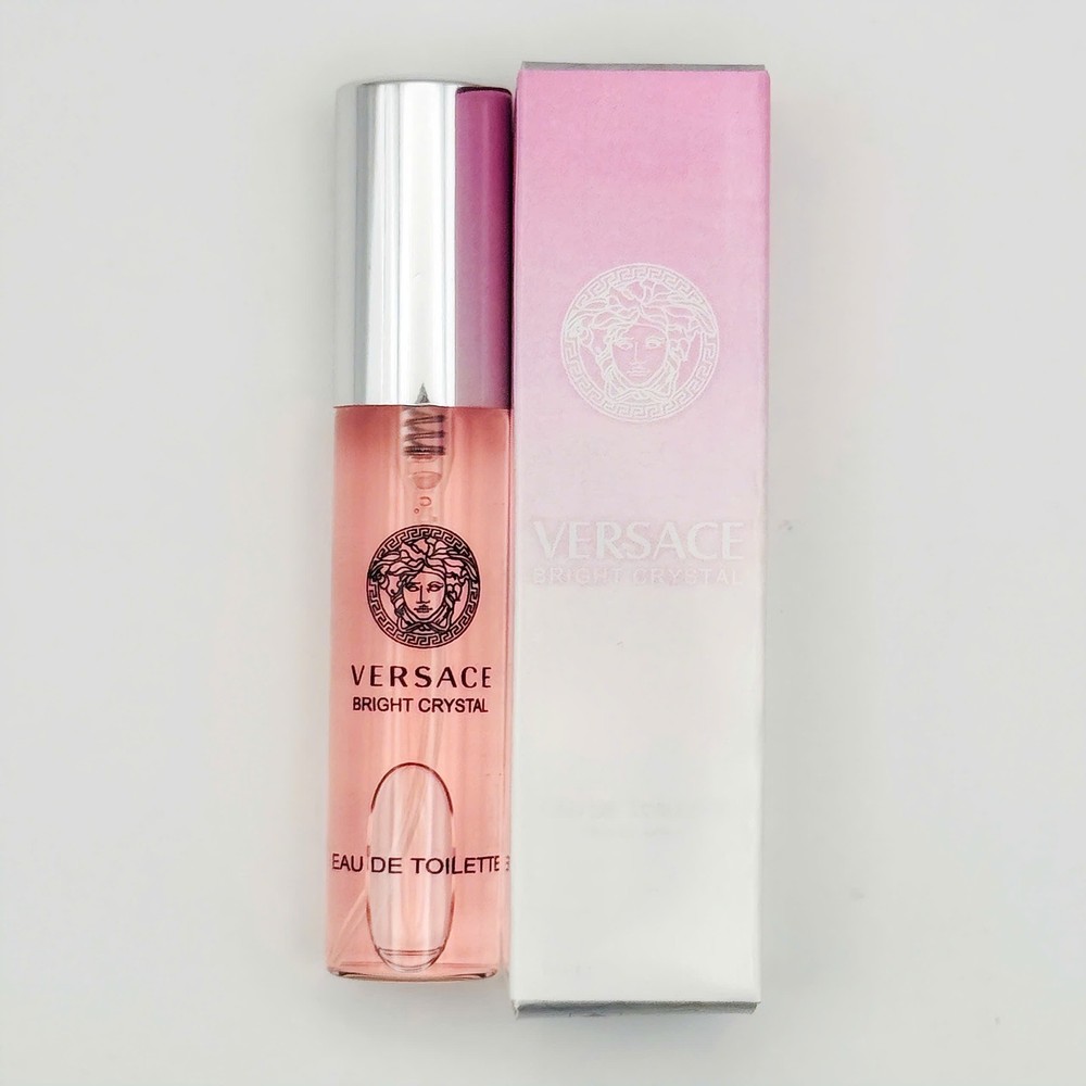 Versace Bright Crystal Women's Eau De Toilette Sample Spray 10Ml / 0.34Oz🌸