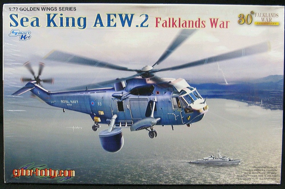 1/72 Dragon Models WESTLAND SEA KING AEW.2 Falklands War Helicopter *MINT*