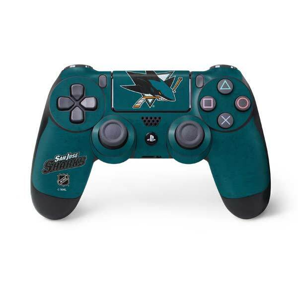 NHL San Jose Sharks PS4 Controller Skin - San Jose Sharks Distressed