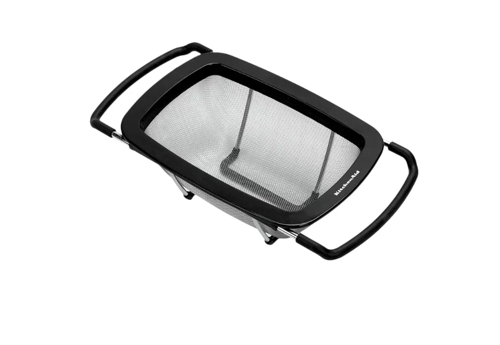 Stainless Steel Over Sink Strainer 24 Cup Dishwasher Safe