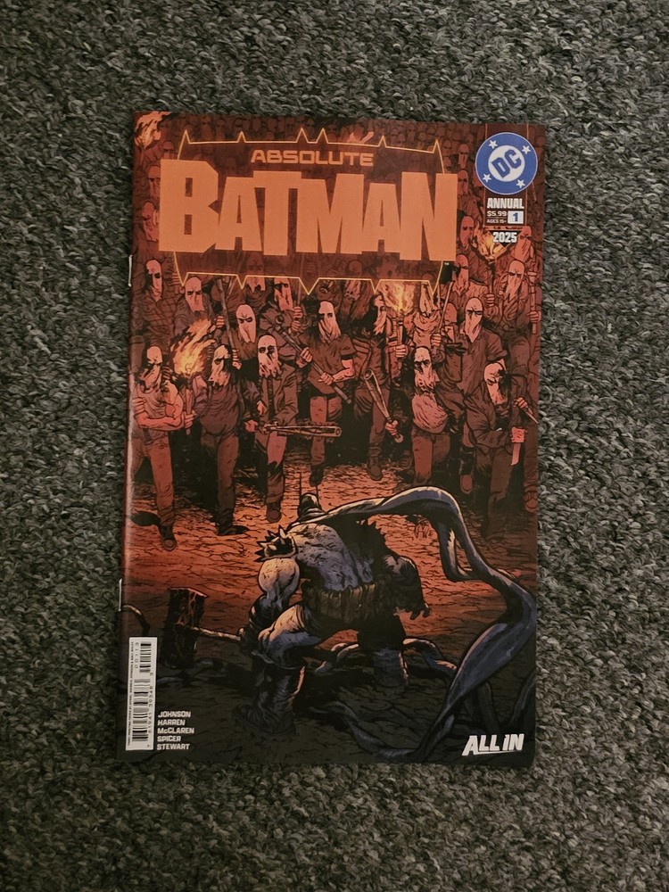 Absolute Batman 2025 Annual #1 3rd Printing Daniel Warren Johnson NM