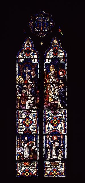 St. Dominic Catholic Church,Washington,DC,Stained Glass Window,Highsmith,17 1