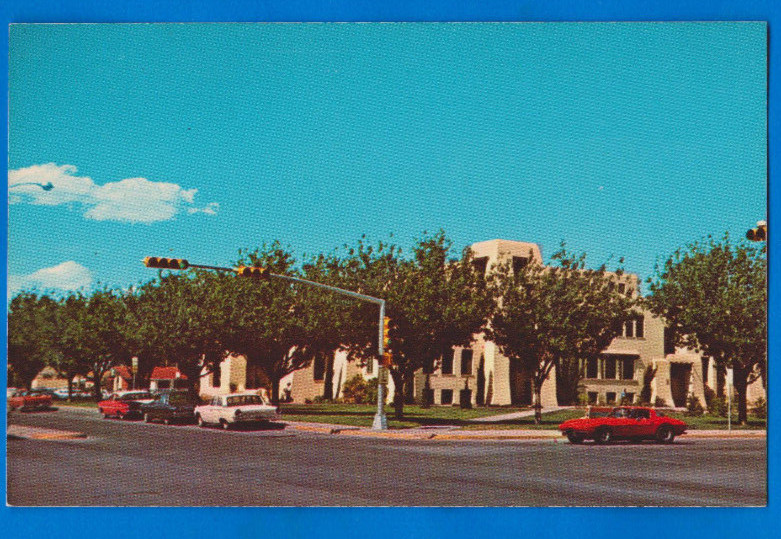 New Mexico NM Carlsbad Eddy County Court House Postcard Old Vintage Card View PC