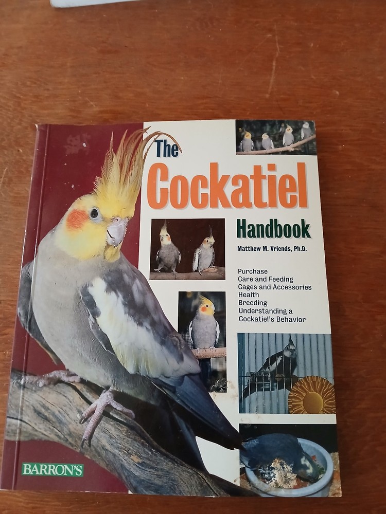 Lot of 2 Cockatiel Handbook & Cockatiels Owner's Handbook - Used