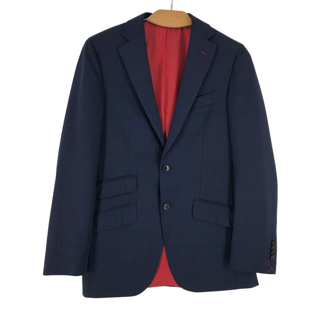 SUITSUPPLY Sienna SB Pure Wool Blazer Jacket Size EU:44; UK:34; US:34R