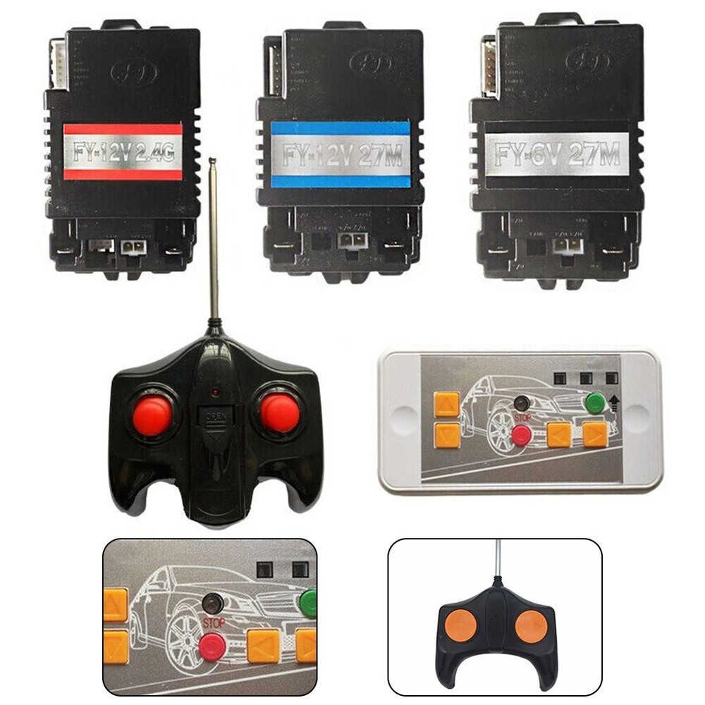 Reliable 27MHz Receiver for Children's Battery Powered Vehicles FY RC 1