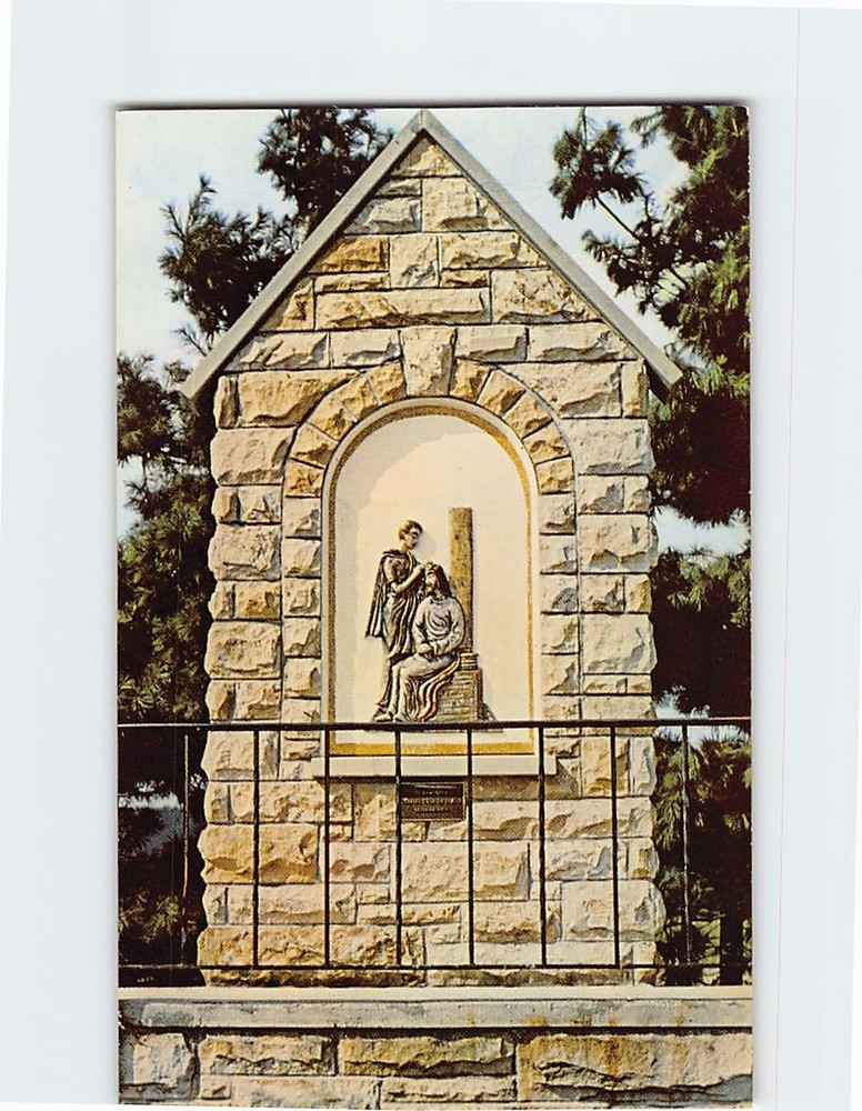 Postcard Third Sorrowful Mystery Our Lady of Fatima Shrine Ohio USA